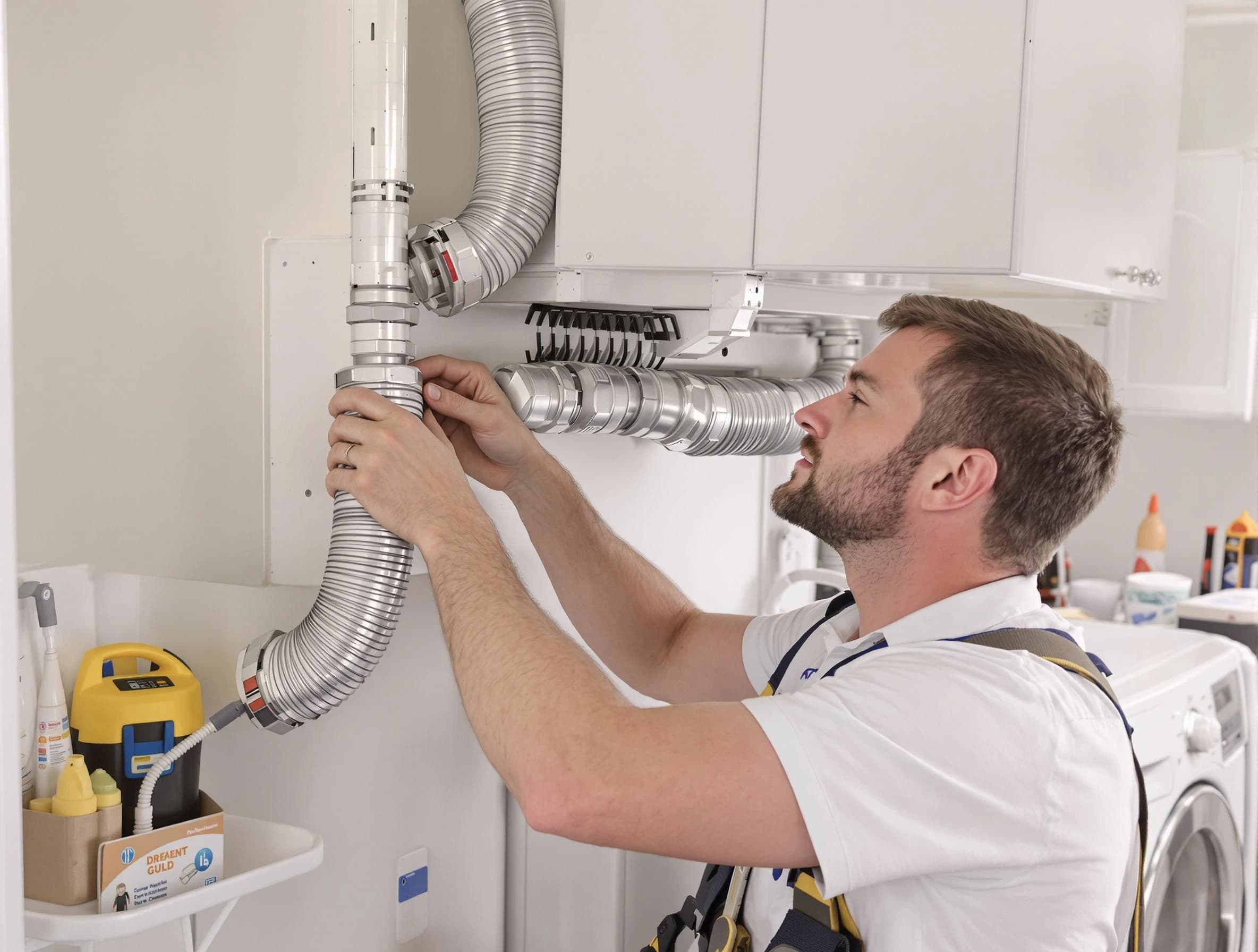 Professional dryer vent repair and installation by Clarkston Dryer Vent Cleaning in Clarkston