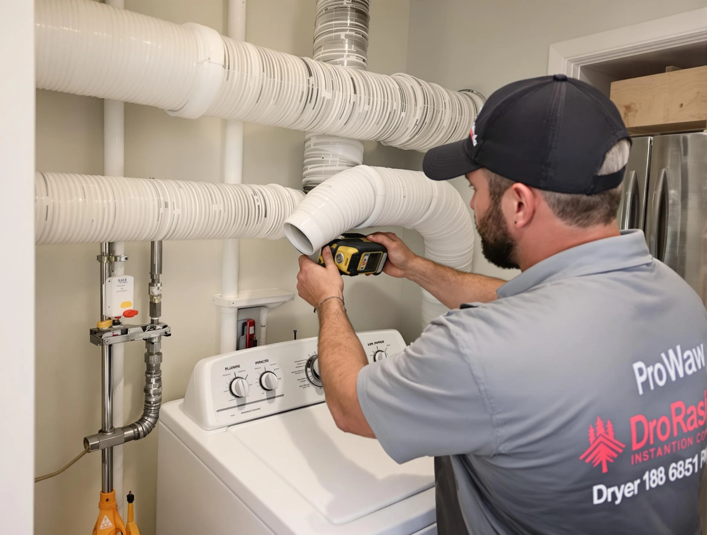 Professional dryer vent hose installation by Clarkston Dryer Vent Cleaning in Clarkston